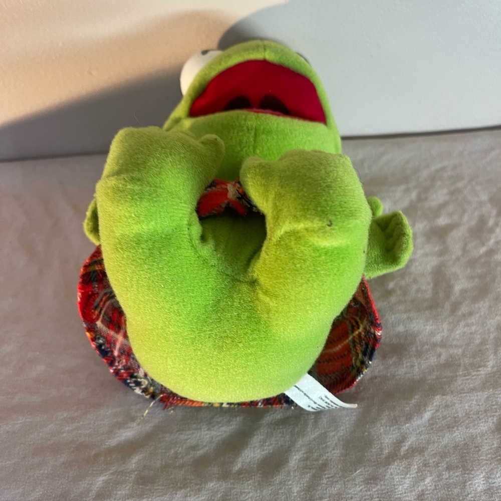 Baby Kermit The Frog Plush Stuffed Animal 1987 Vintage Henson Muppets Toy Rare - Picture 7 of 10
